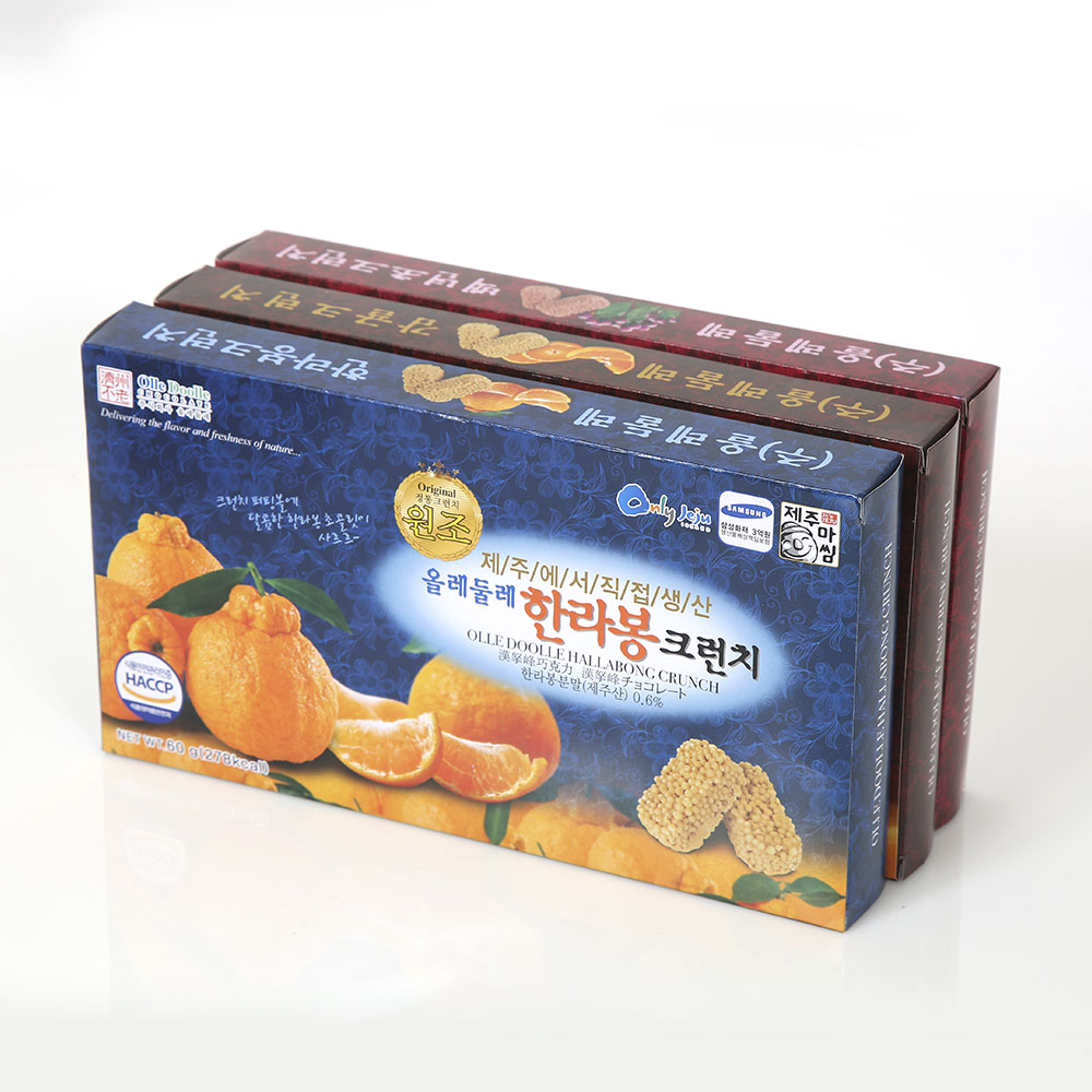 제주하우스3종 크런치 백년초 감귤 한라봉  6gx10ea 3세트