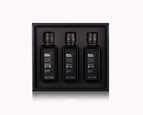 (백화점 판매용)[쿠엔즈버킷]
참기름 x 들기름 x 들기름 x 100ml 3종세트