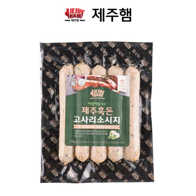 제주하우스 제주 흑돼지 소시지 250g