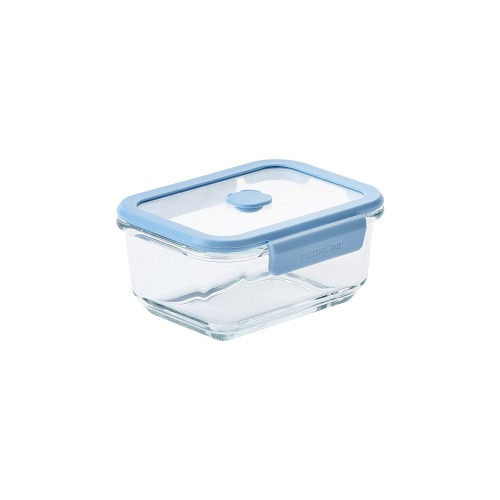 [네오플램] 베큐씰 내열유리 진공 밀폐용기 직사각 570ml
