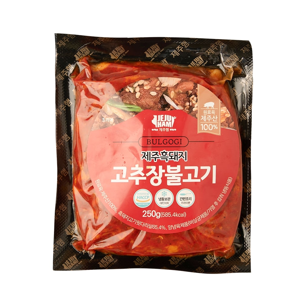 제주하우스 제주 흑돼지 양념육 250g 택1