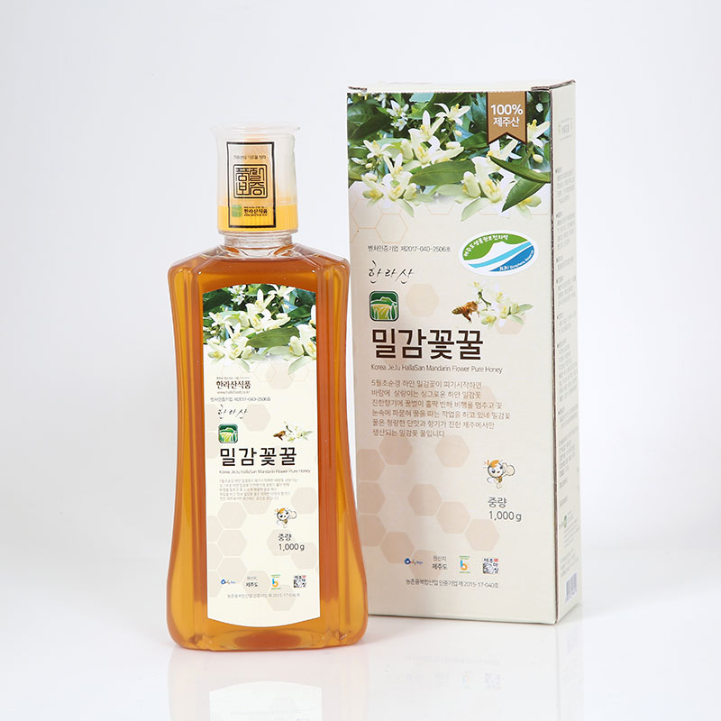 면세 제주하우스 한라산 밀감꽃꿀 PET 1kg