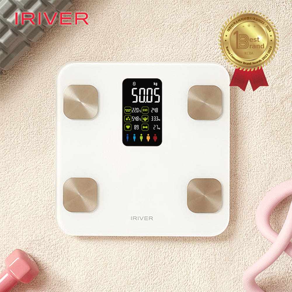 아이리버 대형 LCD창 스마트 체중계 IS-30L