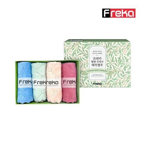 프레카 벨벳 극세사 매직행주 4P
