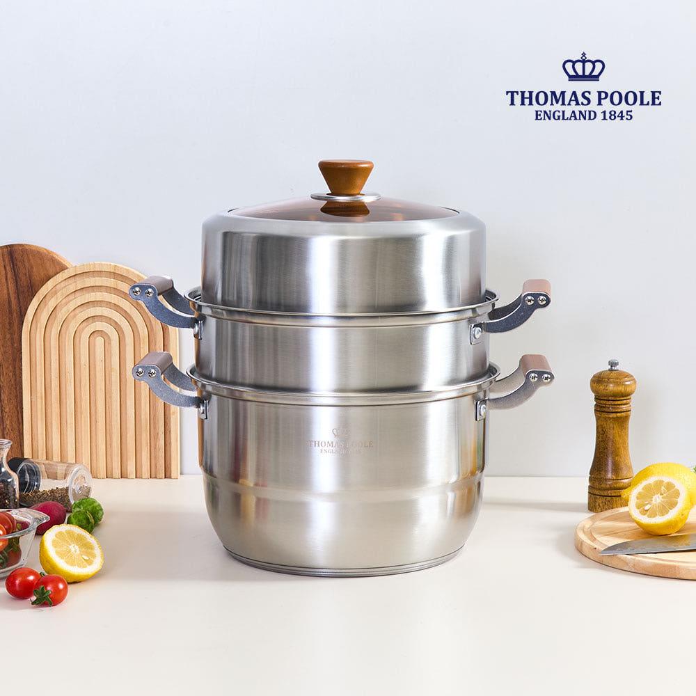 영국 토마스 풀 2in1 IH 3단 찜기 26cm