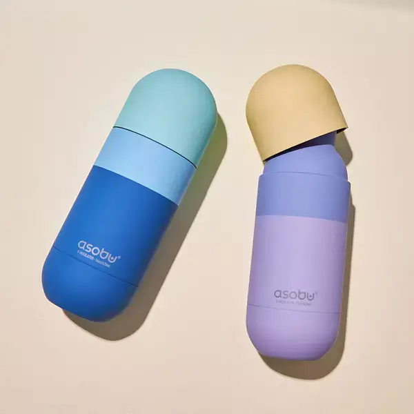 아소부 스텐 진공 보온보냉 텀블러 420ml 오브 파스텔