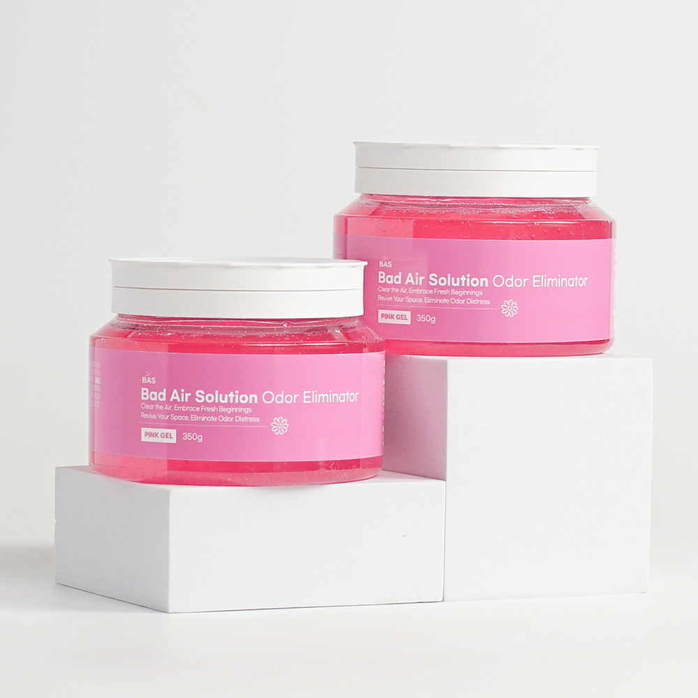 BAS 생활 탈취제 겔타입 핑크 350g