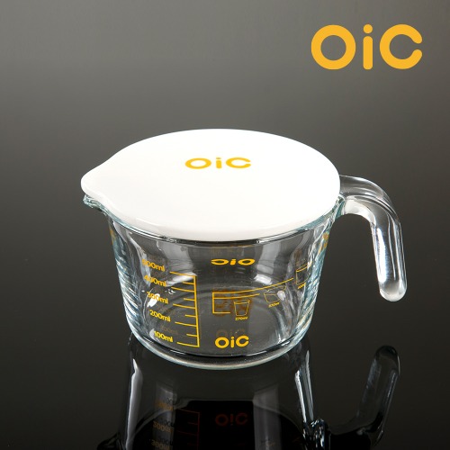 OIC 컵라면 글라스 계랑컵 0.5L(뚜껑포함) / 화이트에그