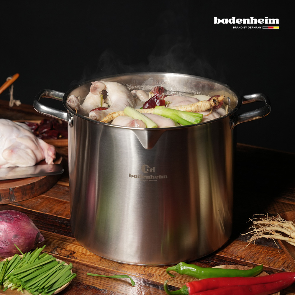 [바덴하임] IH 스텐 하이곰솥 30cm (15L)