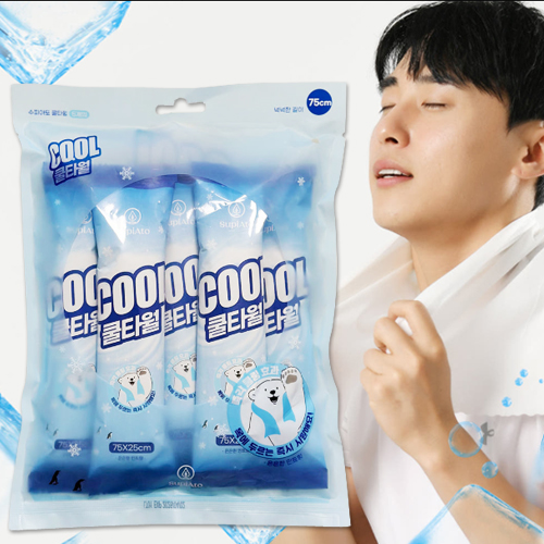 [수피아토] 냉감 쿨타올 5매입