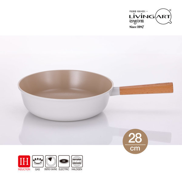리빙아트 IH 세라믹 궁중팬 28CM