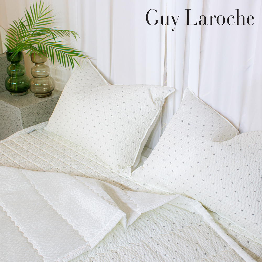 [Guy Laroche] 크림 시어서커 세트 Q
(이불,패드,베게2P)