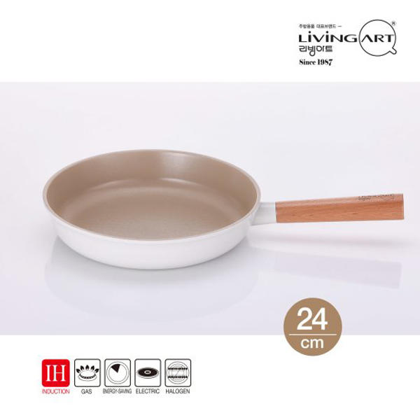 리빙아트 IH 세라믹 후라이팬 24CM