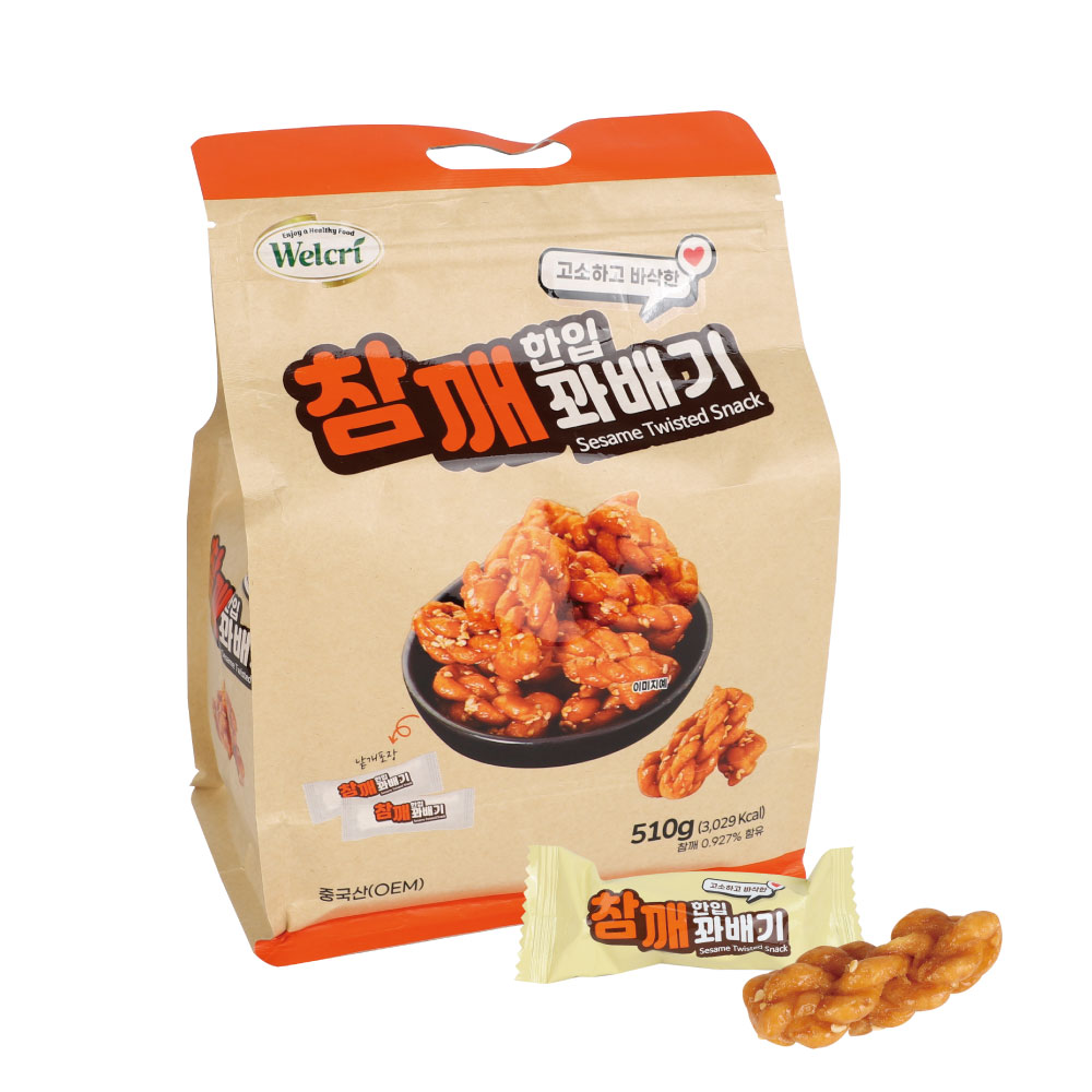 웰크리 참깨 한입 꽈배기