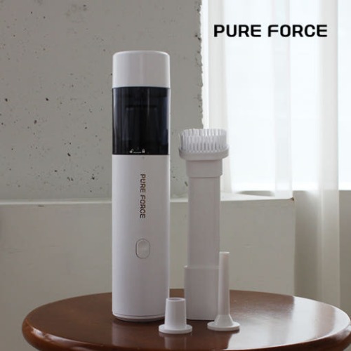 [퓨어포스] BLDC 핸디형 2in1 멀티 무선청소기 NEF-B247GW 차량용청소기 다크그레이