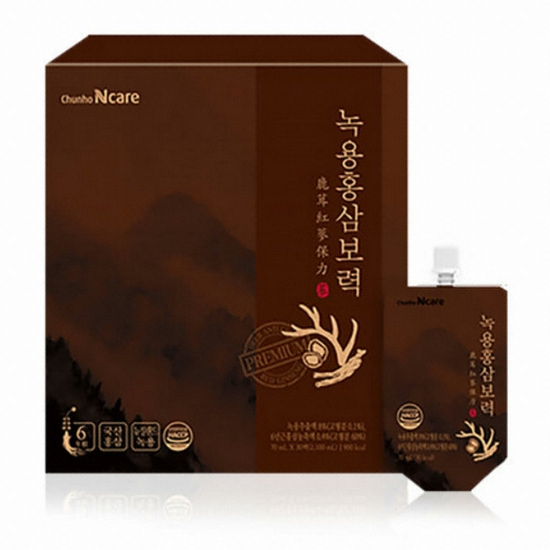 [천호엔케어] 녹용홍삼활력 70ml*30팩