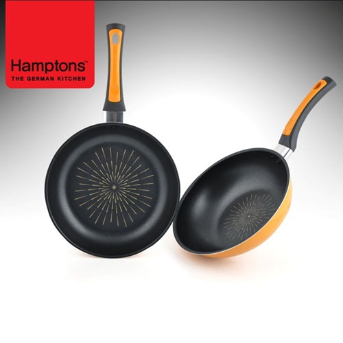 [Hamptons]독일햄튼 애슐리 다이아몬드 후라이팬세트2P(HTAF-28F26W)