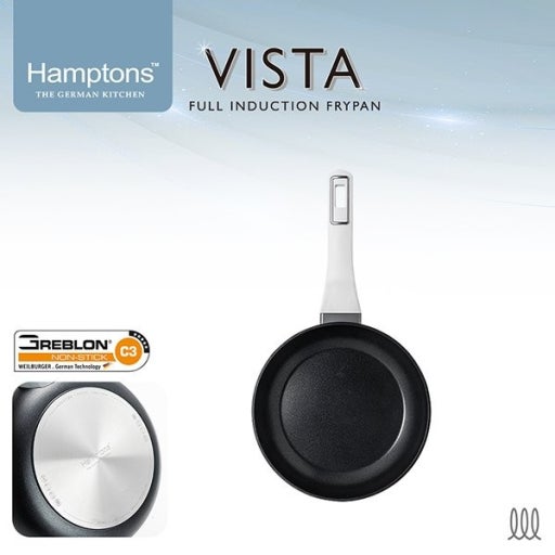[Hamptons] 햄튼 비스타 풀인덕션 C3코팅 후라이팬 20CM / HT-VT-20F