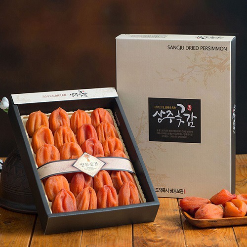 면세 [명절기간 한정][상주곶감] 상주 수라곶감 선물세트 건시1호 / 중과 20과 800g내외.보자기동봉