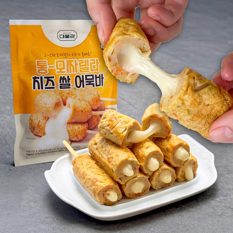 프리미엄 40년전통 통 모짜렐라 밀가루NO 쌀 어묵바 3종