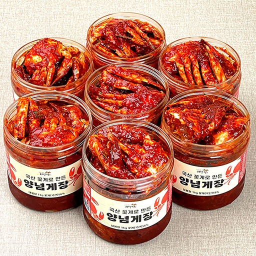 26년전통맛집 국산 태양초 양념게장1kg